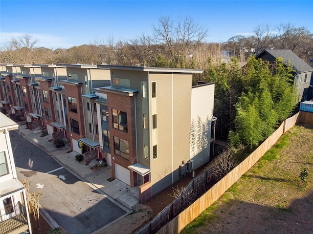 exterior space featuring a residential view