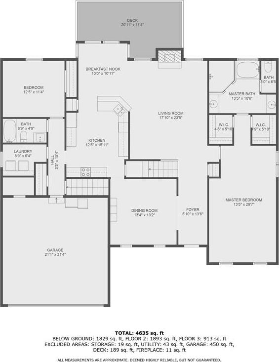 1751 Fire Side Ct, Jefferson, GA 30549 - view of room layout