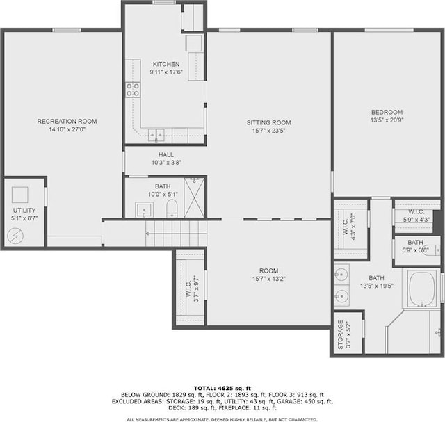 1751 Fire Side Ct, Jefferson, GA 30549 - view of floor plan / room layout