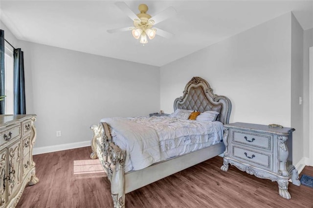 276 Arbor Gate Dr, Cornelia, GA 30531 - bedroom with wood finished floors and ceiling fan