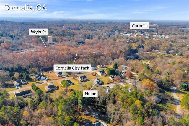 276 Arbor Gate Dr, Cornelia, GA 30531 - aerial view of property and surrounding area with a forest