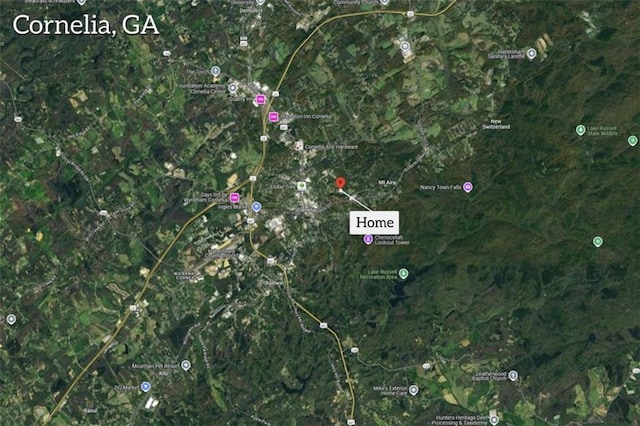 276 Arbor Gate Dr, Cornelia, GA 30531 - aerial view of property's location