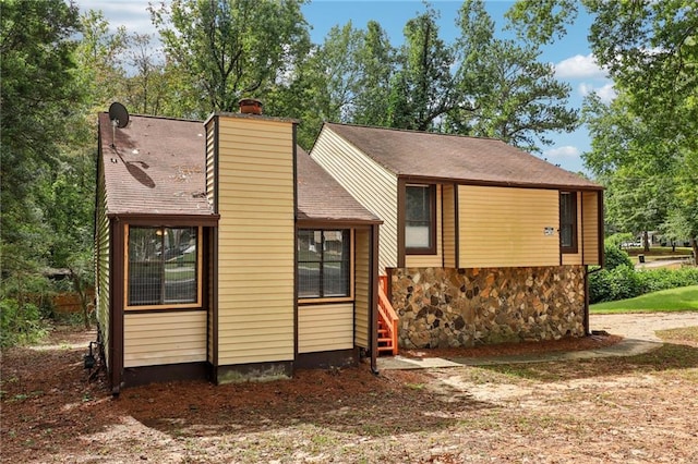 view of rear view of house