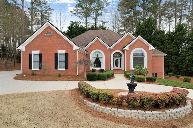 view of ranch-style home