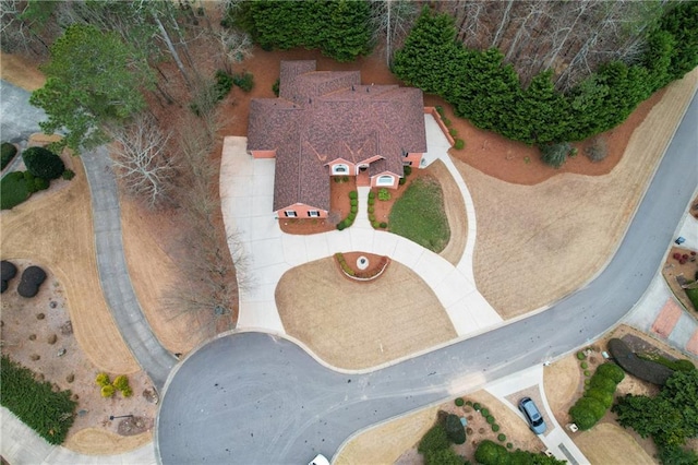 view of birds eye view of property