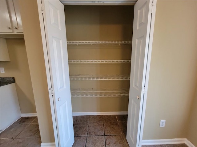 view of storage area