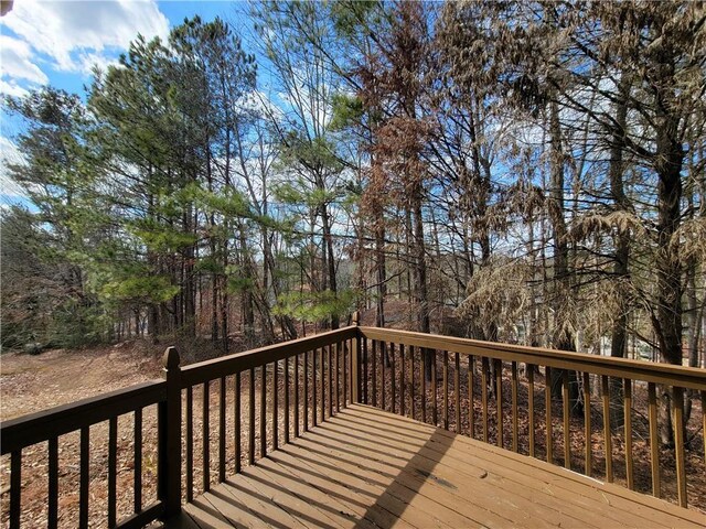 view of deck