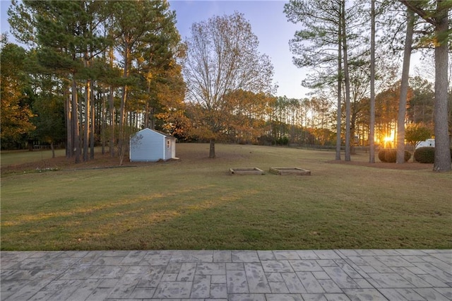 4120 Lakeside Blvd, Monroe, GA 30655 - view of grassy yard with a shed and an outdoor structure