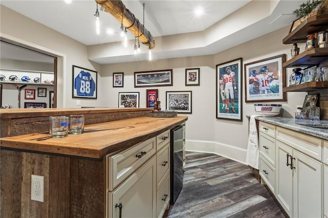 31 Brownson Ct, Acworth, GA 30101 - bar featuring baseboards, dark wood-style floors, and bar area