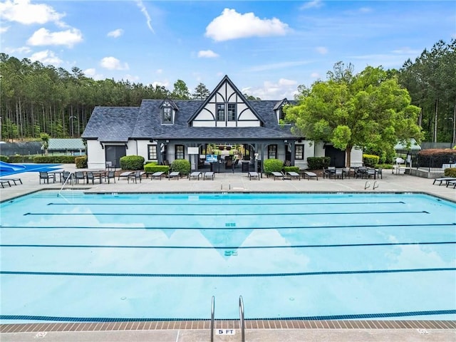 31 Brownson Ct, Acworth, GA 30101 - pool featuring a patio area and fence