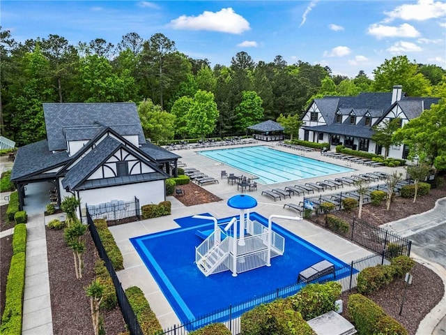 31 Brownson Ct, Acworth, GA 30101 - pool featuring fence and a patio area
