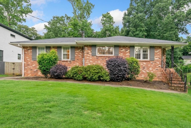 1315 Merry Ln NE, Atlanta, GA 30329 - view of front facade with brick siding and stairway