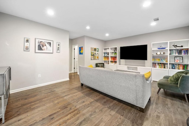 1315 Merry Ln NE, Atlanta, GA 30329 - living room with wood finished floors and recessed lighting