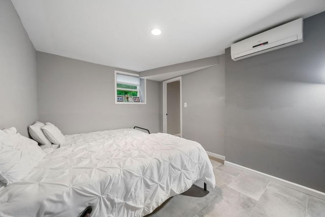 1315 Merry Ln NE, Atlanta, GA 30329 - bedroom with an AC wall unit and recessed lighting