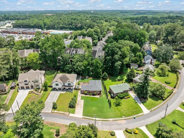 1315 Merry Ln NE, Atlanta, GA 30329 - aerial perspective of suburban area with a forest