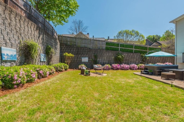 2075 Old Georgian Ter NW, Atlanta, GA 30318 - view of yard with a hot tub