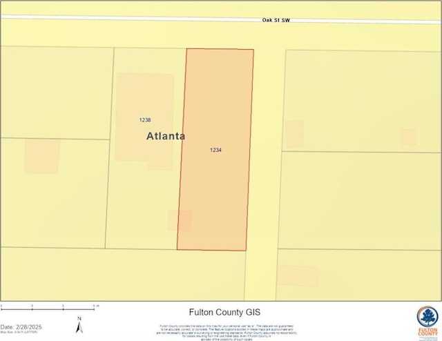 1234 Oak St SW, Atlanta GA, 30310 land for sale