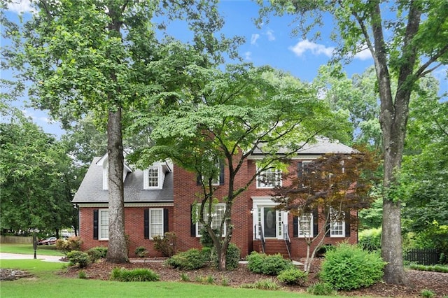 1418 Mill Path Loop, Lawrenceville, GA 30045 - view of front of house with brick siding and a front lawn
