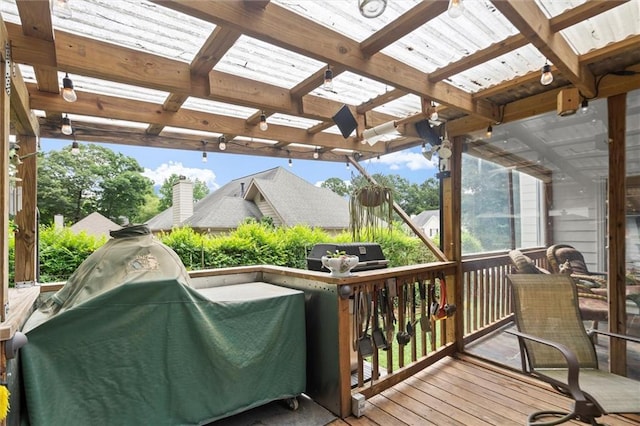 1418 Mill Path Loop, Lawrenceville, GA 30045 - deck featuring grilling area
