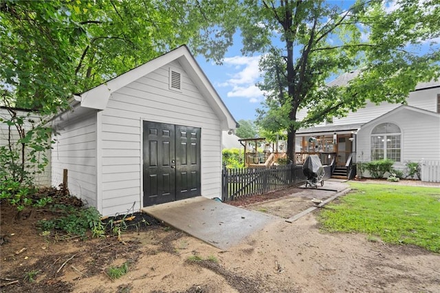 1418 Mill Path Loop, Lawrenceville, GA 30045 - view of outdoor structure