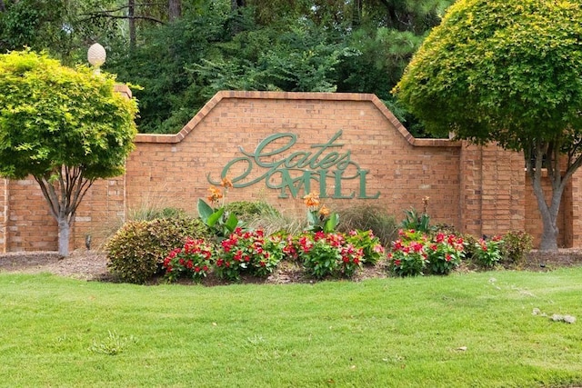 1418 Mill Path Loop, Lawrenceville, GA 30045 - community sign featuring a yard