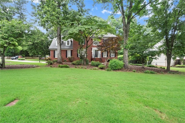 1418 Mill Path Loop, Lawrenceville, GA 30045 - view of front of property with a front lawn and brick siding