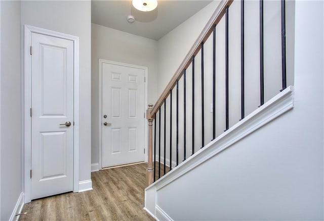 123 Greenview Ct Unit 1305, Homer, GA 30547 - foyer with wood finished floors and stairway