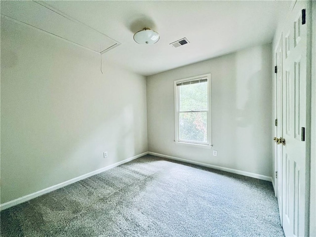 415 Wood Trace Ct, Alpharetta, GA 30022 - carpeted spare room with attic access and baseboards