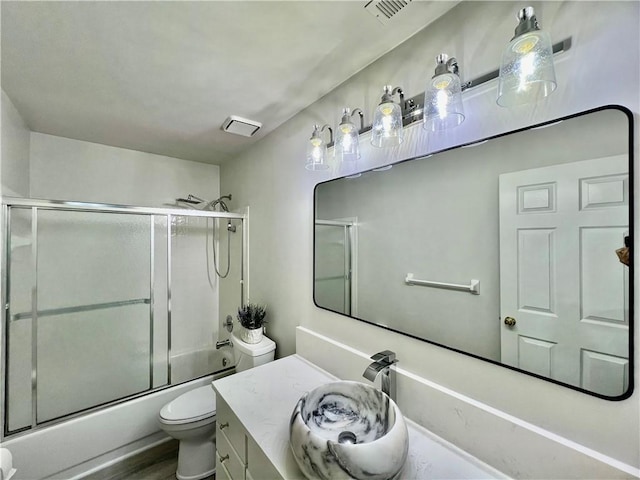 415 Wood Trace Ct, Alpharetta, GA 30022 - full bath with vanity and bath / shower combo with glass door