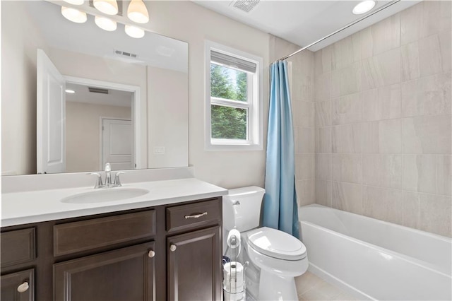 52 Lantern Trce, Hiram, GA 30141 - bathroom featuring visible vents, toilet, and vanity