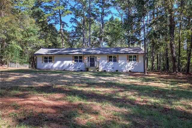 380 Inman Rd, Fayetteville, GA 30215 - view of front of property with a front yard