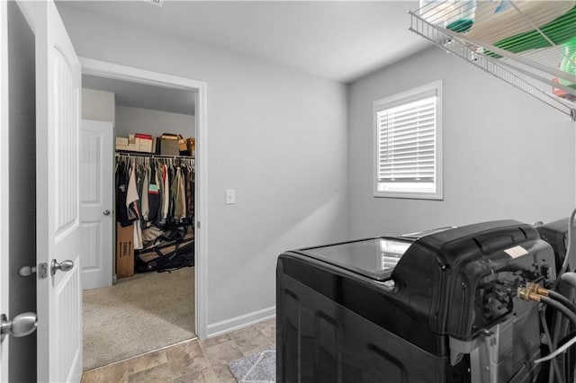 216 Orchard Trl, Canton, GA 30115 - washroom featuring baseboards and light stone finish flooring