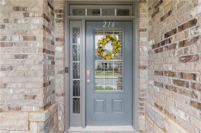 216 Orchard Trl, Canton, GA 30115 - entrance to property with brick siding
