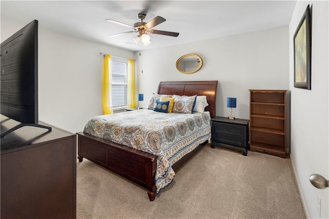 216 Orchard Trl, Canton, GA 30115 - carpeted bedroom featuring a ceiling fan