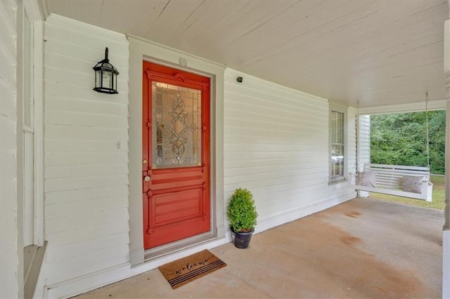 1238 Macland Rd, Dallas, GA 30132 - doorway to property featuring covered porch