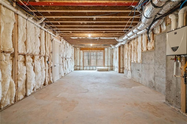 view of basement