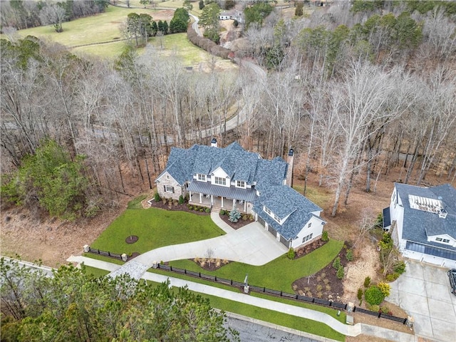 aerial view