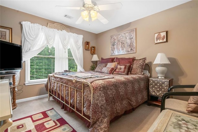 580 River Valley Dr, Dacula, GA 30019 - carpeted bedroom with a ceiling fan and baseboards