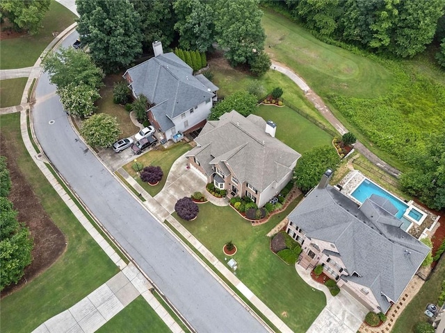 580 River Valley Dr, Dacula, GA 30019 - aerial view of property and surrounding area with a pool