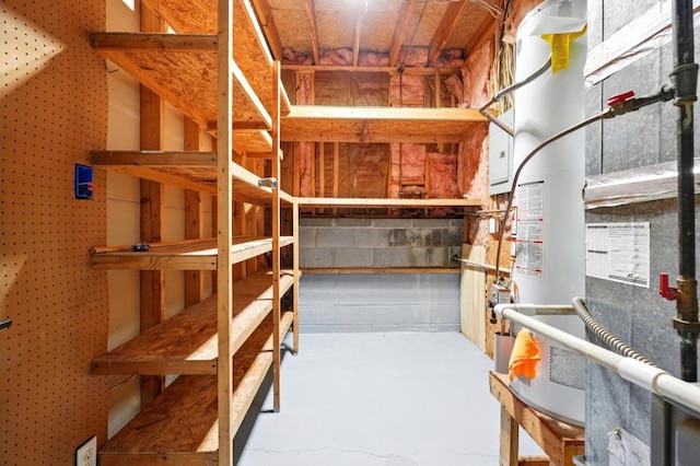 storage featuring heating unit