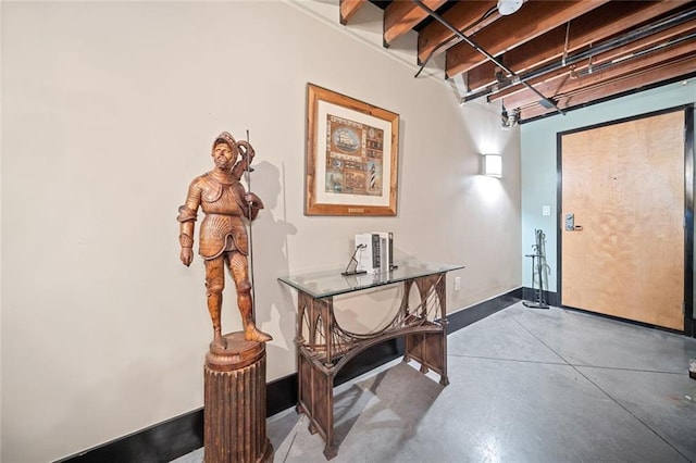 319 Atlanta St SE Unit 315, Marietta, GA 30060 - foyer featuring finished concrete flooring and baseboards