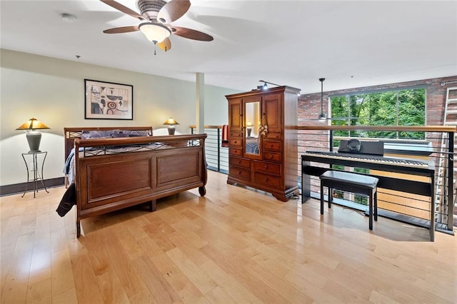 319 Atlanta St SE Unit 315, Marietta, GA 30060 - bedroom with light wood-style floors and baseboards