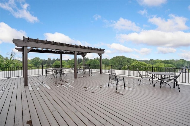 319 Atlanta St SE Unit 315, Marietta, GA 30060 - wooden terrace with a pergola