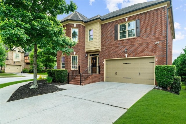 3086 Frazier Walk, Decatur, GA 30033 - view of front of property featuring an attached garage, brick siding, and driveway