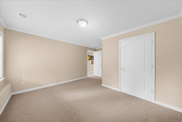 3086 Frazier Walk, Decatur, GA 30033 - unfurnished bedroom featuring carpet floors, crown molding, and baseboards