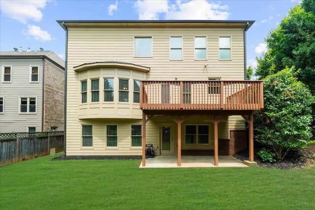 3086 Frazier Walk, Decatur, GA 30033 - back of property with a patio area and a deck