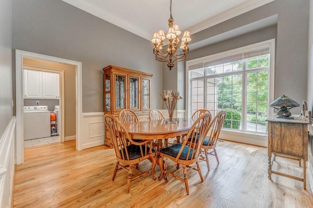 27 Bluff Mountain Dr SW, Rome, GA 30165 - dining space with a chandelier and light wood-style floors