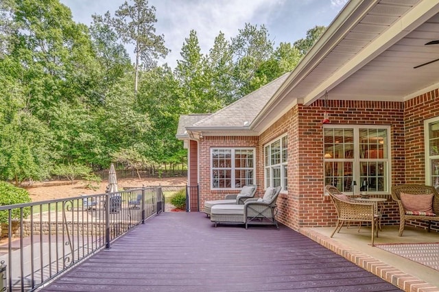 27 Bluff Mountain Dr SW, Rome, GA 30165 - view of wooden deck