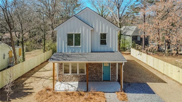 view of outdoor structure featuring fence private yard