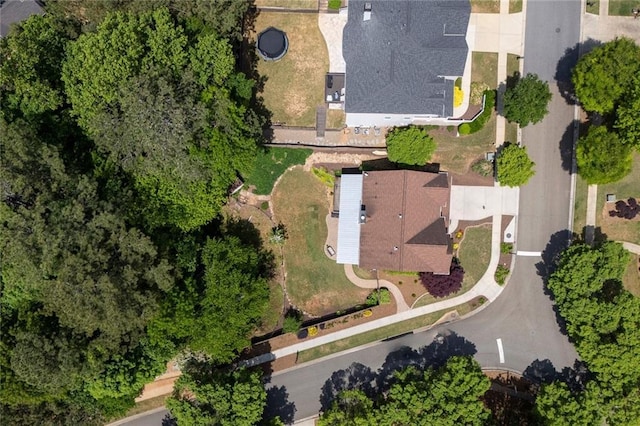 aerial view of property's location